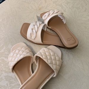 2 For 1 Off White Sandals
